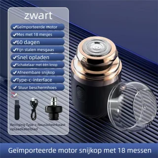 Mini Smart Elektrisch Scheerapparaat en Neushaartrimmer
