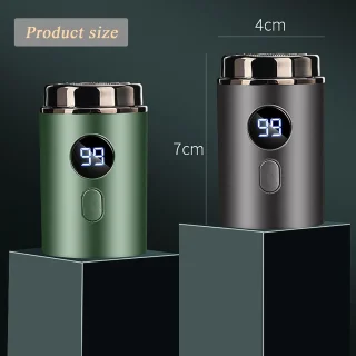Mini USB Elektrisch Scheerapparaat met Reservemesje Groente