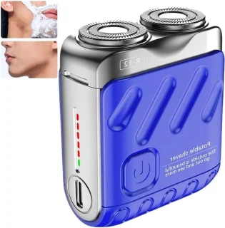 Mini Zakscheerapparaat blauw