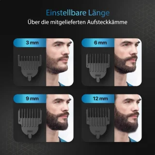 MKSS® Bodygroomer Zwart - Scheerapparaat & Baardtrimmer Heren