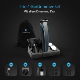 MKSS® Bodygroomer Zwart - Scheerapparaat & Baardtrimmer Heren