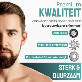 Modito Elektrisch Scheerapparaat Mannen Baardtrimmer Zwart
