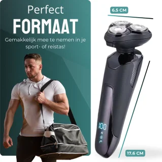 Modito Elektrisch Scheerapparaat Mannen Baardtrimmer Zwart