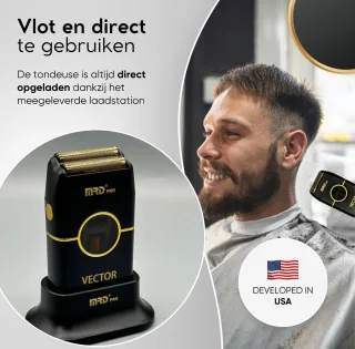 MRD Pro Vector Professional Shaver Scheerapparaat