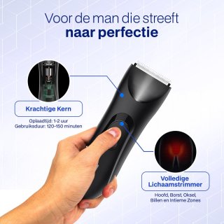 Nexlo Bodygroomer Scheerapparaat en Trimmer voor Mannen en Vrouwen