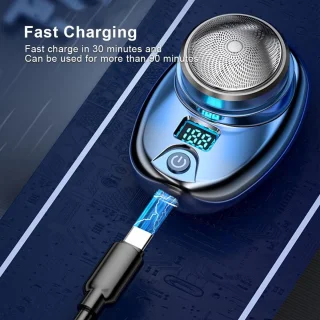 Nieuwe Upgrade Mini Elektrisch Scheerapparaat USB Oplaadbaar Zakformaat