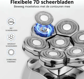 Novani 7D 6-in-1 Elektrisch Scheerapparaat