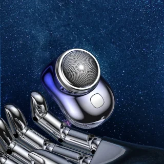 NovaShave Mini Elektrisch Scheerapparaat (Blauw)
