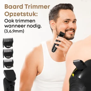 NueNext 4D Elektrisch Scheerapparaat met Trimmer en Oplaadstation