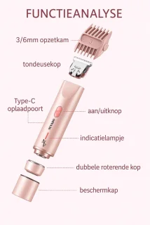 Nuvado 2-in-1 Elektrische Bikinitrimmer