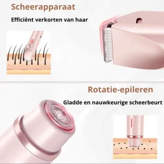 Nuvado 2-in-1 Elektrische Bikinitrimmer