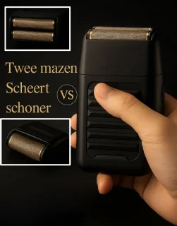 Nuvado Foil Shaver Dubbel - Elektrisch Scheerapparaat