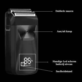 Nuvado Foil Shaver Dubbel - Elektrische shaver