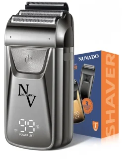 Nuvado foil shaver dubbel zilver