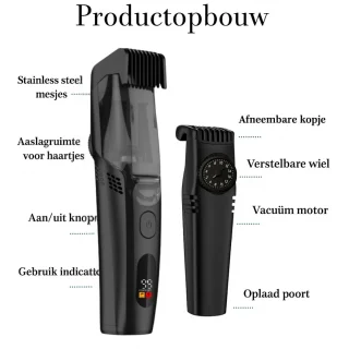 Nuvado Hoofdtondeuse - Zwart