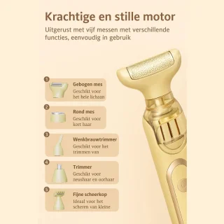 Nuvado LadyGroomer Oplaadbare Ladyshaver