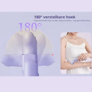 Nuvado Ladyshaver Oplaadbaar Elektrisch - Paars