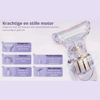 Nuvado Ladyshaver Oplaadbaar Elektrisch - Paars