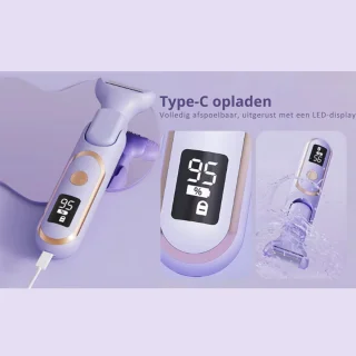 Nuvado Ladyshaver Oplaadbaar Elektrisch - Paars