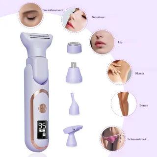 Nuvado Ladyshaver Oplaadbaar Elektrisch - Paars