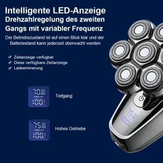 OKWISH Elektrisch Scheerapparaat Zilver
