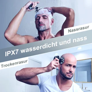 OKWISH Elektrisch Scheerapparaat Zilver
