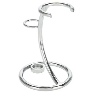 Omgoods metalen scheerborstelhouder curved design