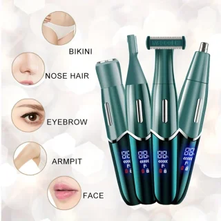One-Blade 4in1 Oplaadbaar Scheerapparaat Set Groen
