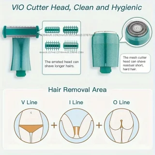 One-Blade 4in1 Oplaadbaar Scheerapparaat Set Groen