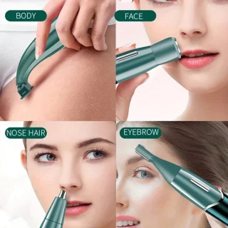 One-Blade 4in1 Oplaadbaar Scheerapparaat Set Groen