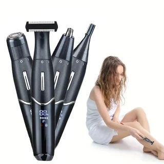 One-Blade 4in1 Oplaadbare Scheer- en Trimmer Set Kobaltblauw