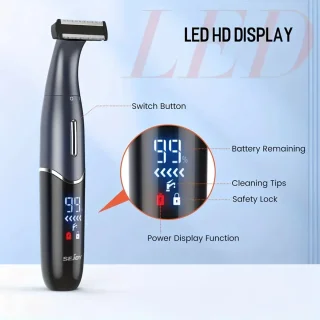 One-Blade 4in1 Oplaadbare Scheer- en Trimmer Set Kobaltblauw