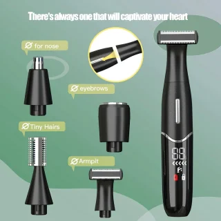 One-Blade 4in1 Oplaadbare Scheer- en Trimmer Set Kobaltblauw