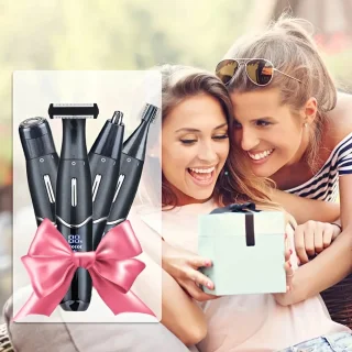 One-Blade 4in1 Oplaadbare Scheer- en Trimmer Set Kobaltblauw
