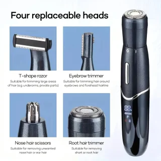 One-Blade 4in1 Oplaadbare Scheer- en Trimmer Set Kobaltblauw