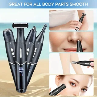 One-Blade 4in1 Oplaadbare Scheer- en Trimmer Set Kobaltblauw