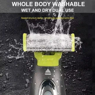 OneBlade Oplaadbare One-Blade Scheerapparaat met 3 Opzetstukken