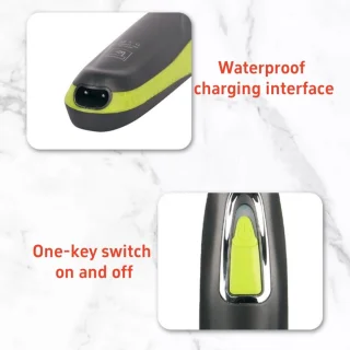 OneBlade Oplaadbare One-Blade Scheerapparaat met 3 Opzetstukken