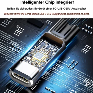 Oplaadadapter voor scheerapparaat met type C