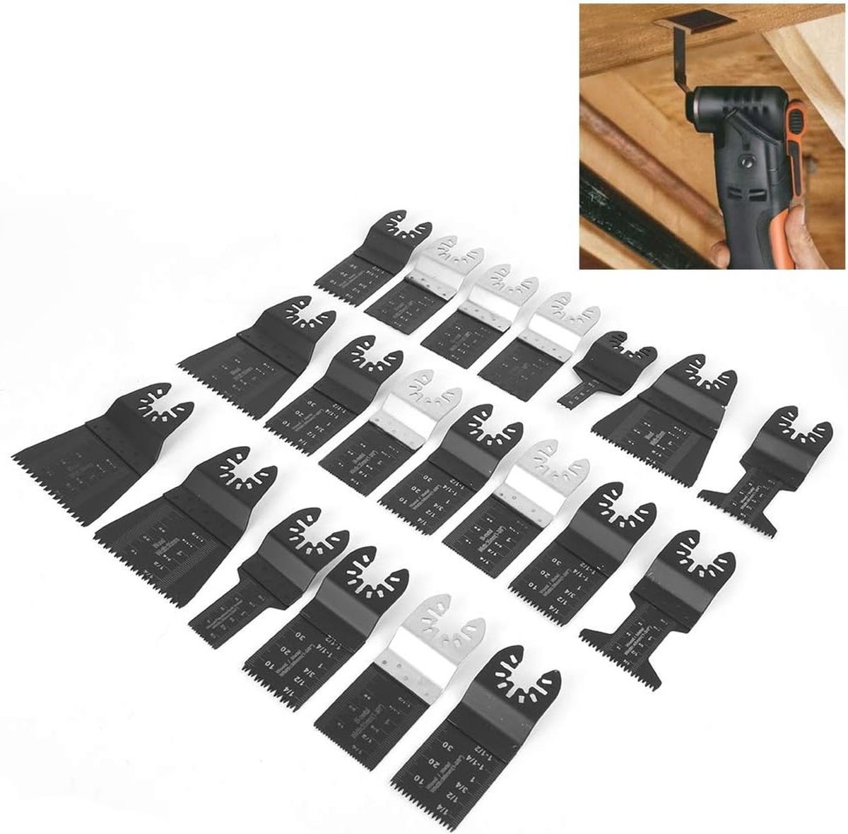 Oscillerende Zaagbladen Set 20 Stuks voor Multitools