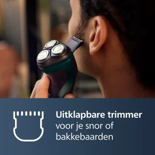 Philips 3000X Series X3052/00 Elektrisch scheerapparaat Donkergroen