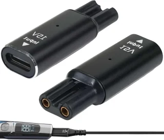 Philips Norelco 15V Type-C Adapter voor OneBlade QP6520/QP6530/QP6510, HQ8505 en Series 7000/5000/3000