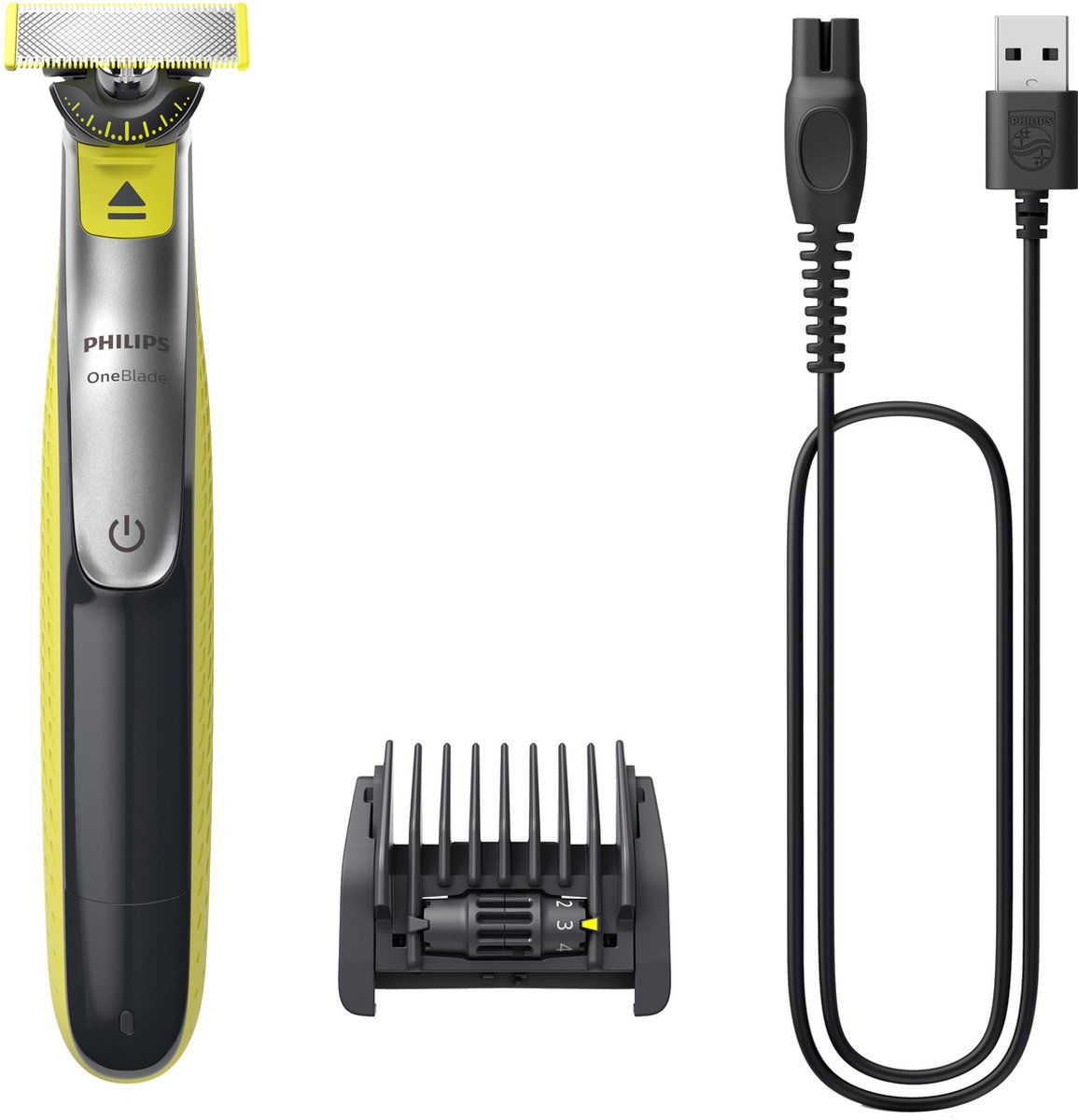 De Philips OneBlade 360 QP2734/23 Gezichtstrimmer in één oogopslag