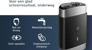 Philips PQ888/06 Portable Shaver Zwart