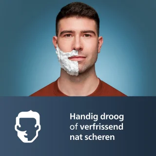 Philips PQ888/06 Portable Shaver Zwart