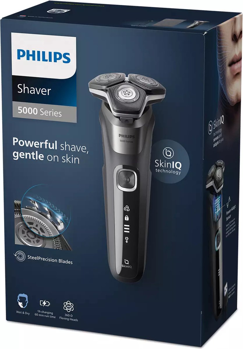 Wat vinden we goed aan de Philips S5000 Scheerapparaat Grijs