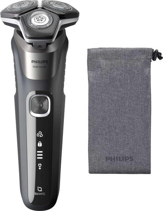 Philips S5000 Grijs: betrouwbare allrounder voor nat en droog scheren