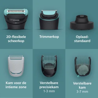 Wat vinden we goed aan de Philips Series 7000 Bodygroomer BG7475/15