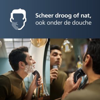 Philips Shaver 3000 Series S3143/00 Elektrisch Scheerapparaat Zilver