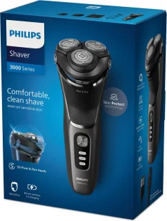 Philips Shaver 3000 Series S3343/13 Elektrisch Scheerapparaat Donkergrijs